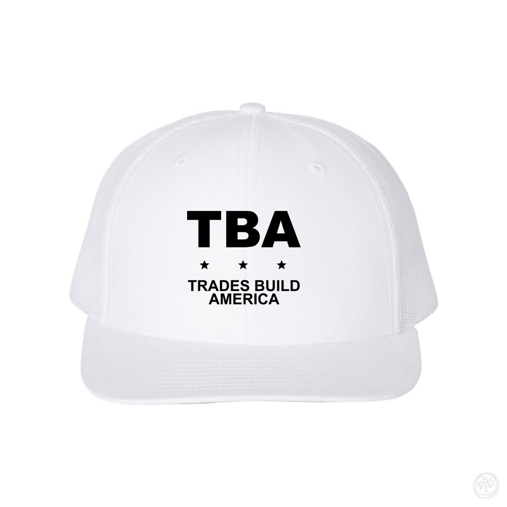 Trades Build America (Black Thread), Richardson Hat